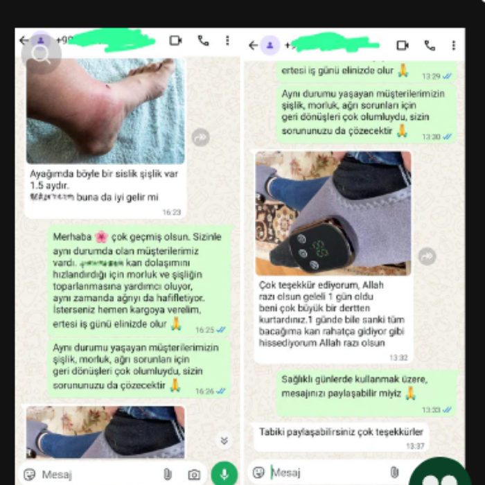 Veluna 3'ü 1 Arada Ayak Masaj Ve Terapi Cihazı