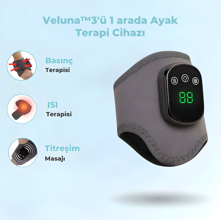 Veluna 3'ü 1 Arada Ayak Masaj Ve Terapi Cihazı